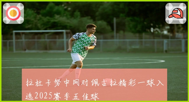 拉杜卡努中网对佩古拉精彩一球入选2025赛季五佳球